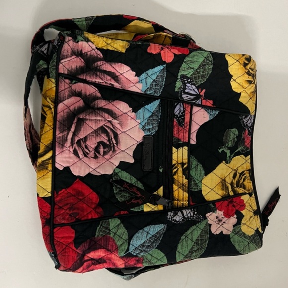Vera Bradley - Havana Rose - Triple Zipper - Cross-body Purse - Adjustable Strap - Picture 2 of 11